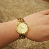 Buy Shop Michael Kors Argyle Glitz Rose Gold Dial Rose Gold Steel Strap Watch For Women - MK3120 USA Online