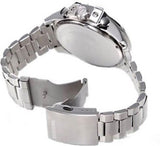 Buy Shop Diesel Mega Chief Chronograph Blue Dial Silver Steel Strap Watch For Men - DZ4465 USA Online