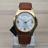 Buy Shop Marc Jacobs Baby Dave White Dial Brown Leather Strap Watch for Women - MBM1261 USA Online