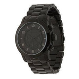 Buy Shop Michael Kors Runway Chronograph Black Dial Black Steel Strap Watch for Men - MK8157 USA Online