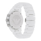 Buy Shop Emporio Armani Ceramic Chronograph White Dial White Ceramic Strap Watch For Men - AR1424 USA Online