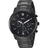 Buy Shop Fossil Neutra Chronograph Black Dial Black Steel Strap Watch for Men - FS5474 USA Online