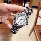 Buy Shop Guess Water Pro Diamonds Silver Dial Silver Steel Strap Watch For Women - G75511M USA Online