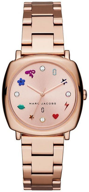 Buy Shop Marc Jacobs Mandy Rose Gold Dial Rose Gold Steel Strap Watch for Women - MJ3550 USA Online