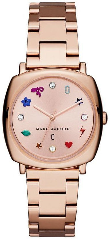 Buy Shop Marc Jacobs Mandy Rose Gold Dial Rose Gold Steel Strap Watch for Women - MJ3550 USA Online