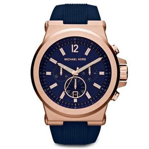 Buy Shop Michael Kors Dylan Blue Dial Blue Rubber Strap Watch for Men - MK8295 USA Online