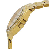 Buy Shop Guess Madison Diamonds Gold Dial Gold Steel Strap Watch for Women - W0637L2 USA Online