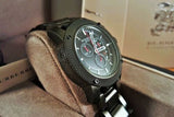 Buy Shop Burberry Sport Chronograph Black Dial Black Steel Strap Watch for Men - BU7703 USA Online