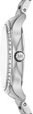 Buy Shop Michael Kors Sage Three-Hand White Dial Silver Steel Strap Watch for Women - MK4807 USA Online