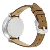 Buy Shop Fossil Jacqueline White Dial Brown Leather Strap Watch for Women - ES3708 USA Online