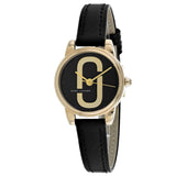 Buy Shop Marc Jacobs Corie Black Dial Black Leather Strap Watch for Women - MJ1580 USA Online