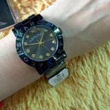Buy Shop Marc Jacobs Amy Black Dial Black Steel Strap Watch for Women - MBM8595 USA Online