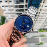 Buy Shop Tissot Luxury Powermatic 80 Blue Dial Silver Steel Strap Watch For Men - T086.407.11.041.00 USA Online