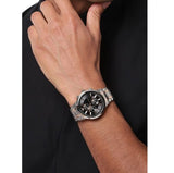 Buy Shop Emporio Armani Renato Chronograph Black Dial Two Tone Steel Strap Watch For Men - AR11165 USA Online