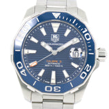 Buy Shop Tag Heuer Aquaracer Calibre 5 Blue Dial Silver Steel Strap Watch for Men - WAY211C.BA0928 USA Online