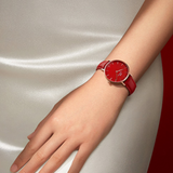 Buy Shop Daniel Wellington Petite Red Dial Red Leather Strap Watch For Women - DW00100405 USA Online