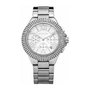 Buy Shop Michael Kors Camille Silver Dial Silver Steel Strap Watch for Women - MK5634 USA Online