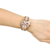 Buy Shop Michael Kors Bradshaw Rose Gold Dial Two Tone Steel Strap Watch for Women - MK6066 USA Online