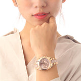 Buy Shop Michael Kors Bradshaw Rose Gold Dial Two Tone Steel Strap Watch for Women - MK6066 USA Online