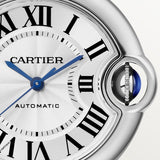 Buy Shop Cartier Ballon Bleu De Cartier Silver Dial Silver Steel Strap Watch for Women - WSBB0044 USA Online