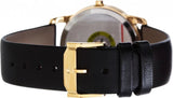 Buy Shop Movado Museum Black Dial Black Leather Strap Watch For Men - 0607014 USA Online