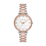 Buy Shop Michael Kors Pyper Quartz White Dial Two Tone Steel Strap Watch For Women - MK4667 USA Online