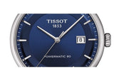 Buy Shop Tissot Luxury Powermatic 80 Blue Dial Silver Steel Strap Watch For Men - T086.407.11.041.00 USA Online