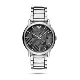 Buy Shop Emporio Armani Classic Quartz Grey Dial Silver Steel Strap Watch For Men - AR11134 USA Online