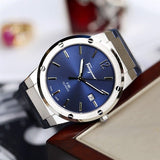 Buy Shop Salvatore Ferragamo F-80 Classic Blue Dial Blue Leather Strap Watch for Men - SFDT00319 USA Online