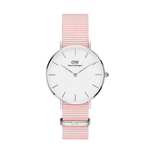 Buy Shop Daniel Wellington Classic Petite Rosewater White Dial Pink NATO Strap Watch For Women - DW001000318 USA Online