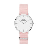 Buy Shop Daniel Wellington Classic Petite Rosewater White Dial Pink NATO Strap Watch For Women - DW001000318 USA Online