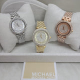 Buy Shop Michael Kors Darci Silver Dial Silver Steel Strap Watch for Women - MK3476 USA Online