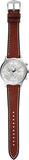 Buy Shop Fossil Retro Pilot Chronograph Silver Dial Brown Leather Strap Watch for Men - FS5809 USA Online