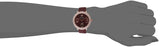 Swarovski Crystal Frost Red Dial Red Leather Strap Watch for Women - 5484064