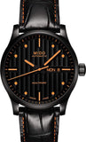 Mido Multifort Automatic Special Edition Black Dial Black Leather Strap Watch For Men - M005.430.36.051.80