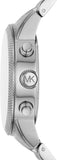 Buy Shop Michael Kors Hutton Chronograph Blue Dial Blue Steel Strap Watch For Men - MK8952 USA Online