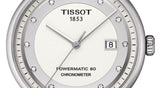 Buy Shop Tissot T Classic Luxury Powermatic 80 White Dial Silver Steel Strap Watch For Men - T086.408.11.016.00 USA Online