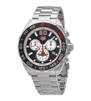 Buy Shop Tag Heuer Formula 1 Indy 500 Special Edition Black Dial Silver Steel Strap Watch for Men - CAZ101V.BA0842 USA Online