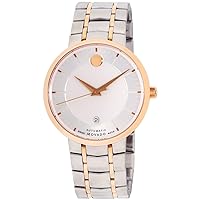 Buy Shop Movado 1881 Automatic Silver Dial Two Tone Steel Strap Watch For Men - 607063 USA Online