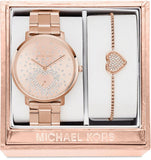 Buy Shop Michael Kors Jaryn Rose Gold Dial Rose Gold Steel Strap Watch for Women - MK3621 USA Online