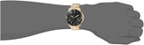 Buy Shop Fossil Inscription Automatic Black Dial Gold Steel Strap Watch for Men - FS5267 USA Online