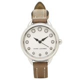 Buy Shop Marc Jacobs Betty White Dial Brown Leather Strap Watch for Women - MJ1480 USA Online