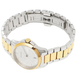 Buy Shop Gucci G Timeless Quartz Silver Dial Two Tone Steel Strap Watch For Women - YA126531 USA Online