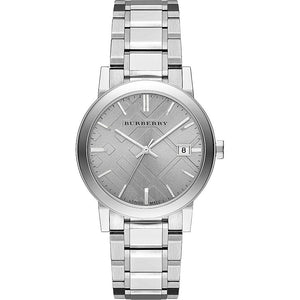 Buy Shop Burberry The City Silver Dial Silver Steel Strap Watch for Women - BU9035 USA Online