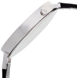 Buy Shop Calvin Klein Equal Black Dial Black Leather Strap Watch for Women - K3E231C1 USA Online