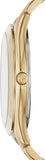 Buy Shop Michael Kors Slim Runway Quartz Black Dial Gold Steel Strap Watch For Men - MK8621 USA Online