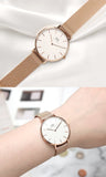 Daniel Wellington Petite Melrose White Dial Rose Gold Mesh Strap Watch For Women - DW00100305