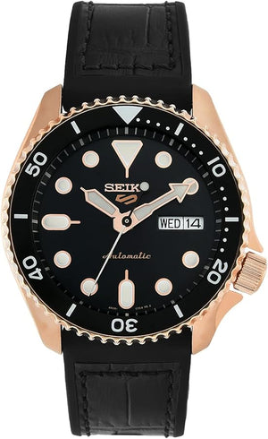 Buy Shop Seiko 5 Sport SKX Automatic Black Dial Black Silicone Strap Watch For Men - SRPD76K1 USA Online