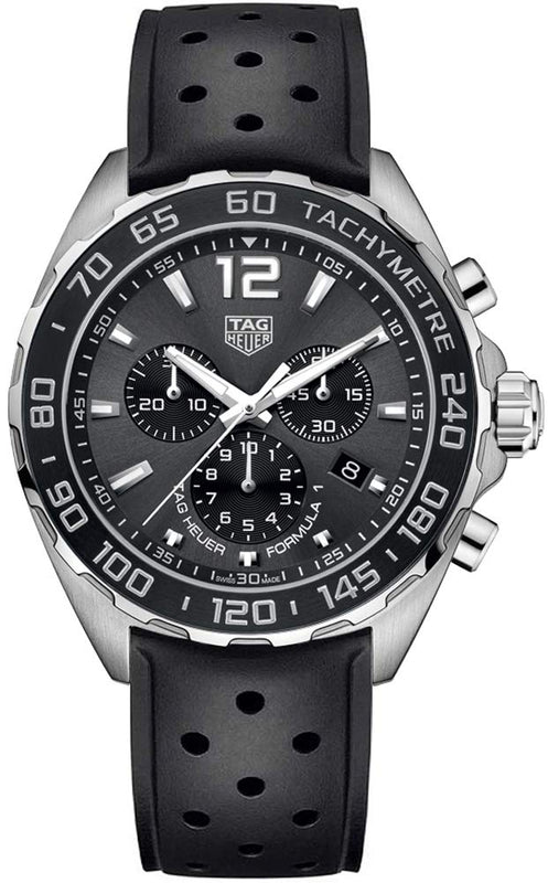 Buy Shop Tag Heuer Formula 1 Black Dial Black Rubber Strap Watch for Men - CAZ1011.FT8024 USA Online
