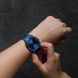 Buy Shop D1 Milano Ultra Thin Midnight Dial Blue Steel Strap Watch for Men- D1-UTBJ21 USA Online